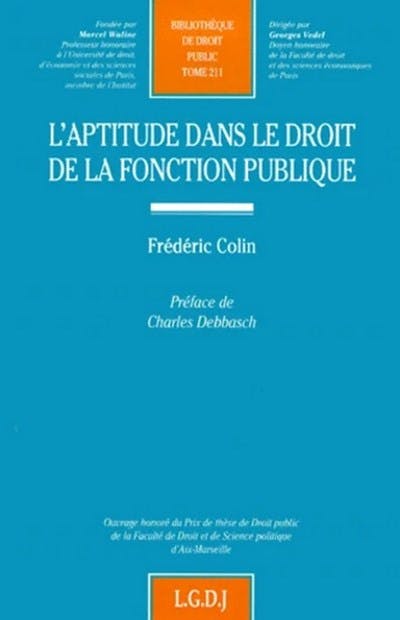 L'aptitude dans le droit de la fonction publique L'aptitude dans le droit de la fonction publique