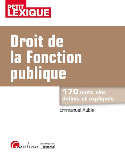 Droit de la fonction publique Droit de la fonction publique