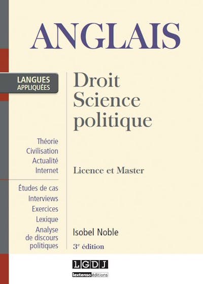 Anglais : droit, sciences politiques Anglais : droit, sciences politiques