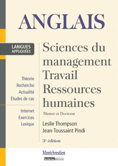 Anglais : sciences du management, travail, ressources humaines Anglais : sciences du management, travail, ressources humaines