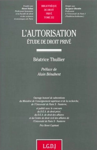 L'autorisation L'autorisation