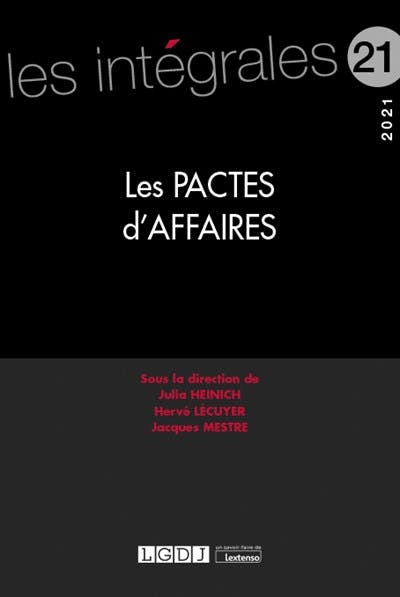 Les pactes d'affaires Les pactes d'affaires
