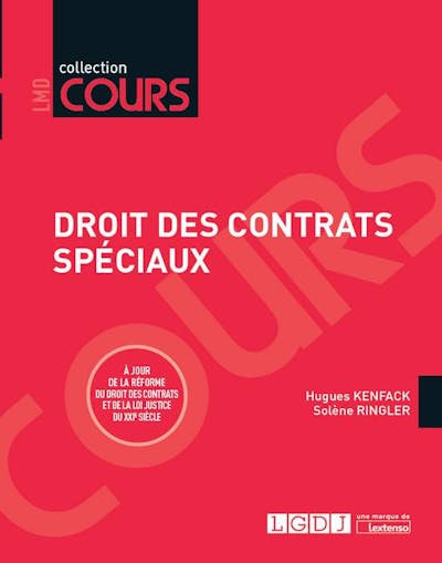 Droit des contrats spéciaux Droit des contrats spéciaux