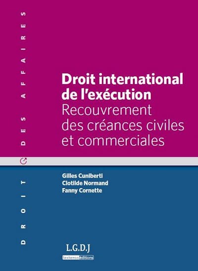 Droit international de l'exécution Droit international de l'exécution