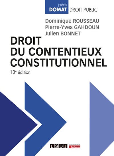 Droit du contentieux constitutionnel Droit du contentieux constitutionnel