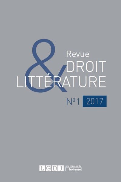 Revue Droit & Littérature n°1-2017