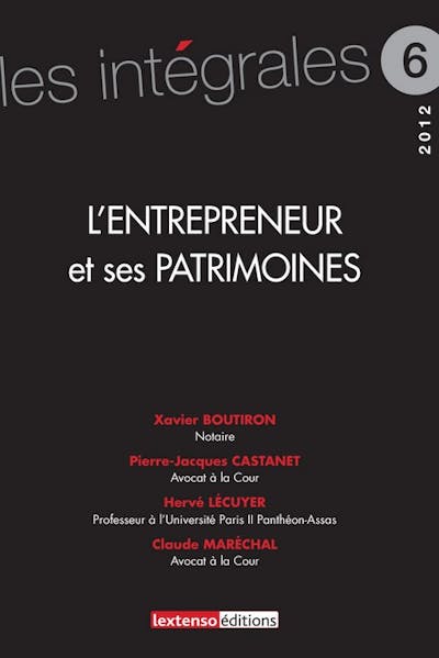 L'entrepreneur et ses patrimoines