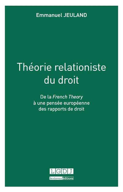 Théorie relationiste du droit Théorie relationiste du droit
