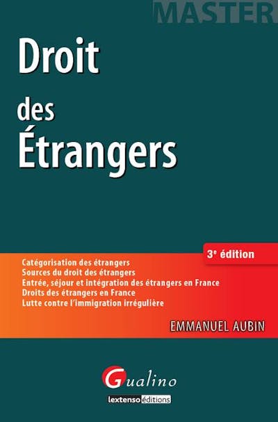 Droit des étrangers Droit des étrangers