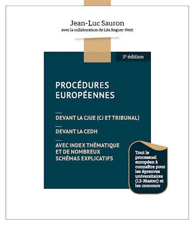 Procédures européennes Procédures européennes