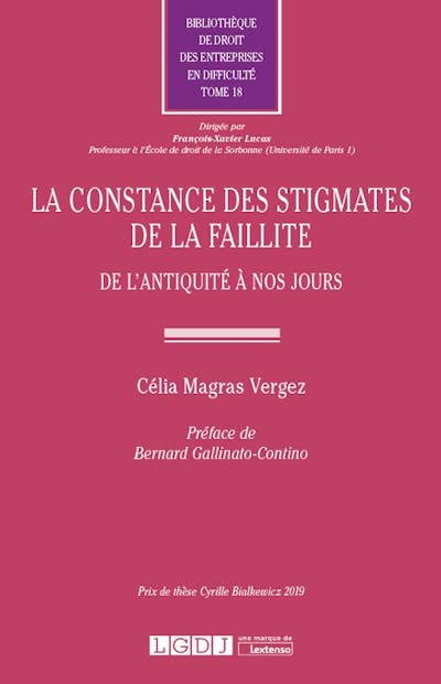 La constance des stigmates de la faillite La constance des stigmates de la faillite