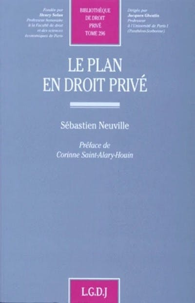 Le plan en droit privé Le plan en droit privé