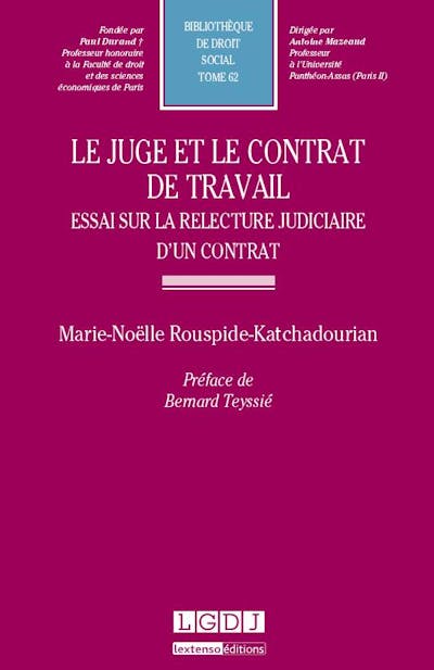 Le juge et le contrat de travail