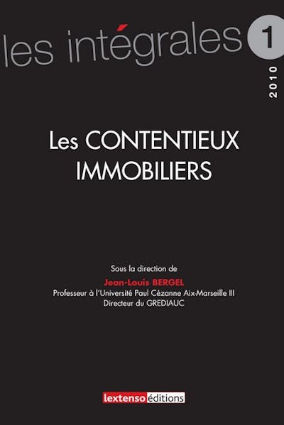 Les contentieux immobiliers Les contentieux immobiliers