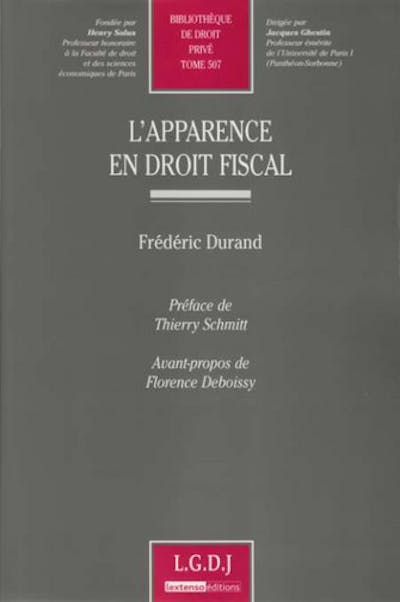 L'apparence en droit fiscal L'apparence en droit fiscal