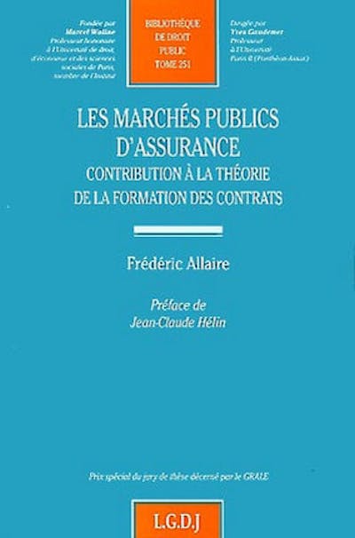 Les marchés publics d'assurance