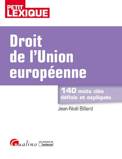 Droit de l'Union européenne Droit de l'Union européenne