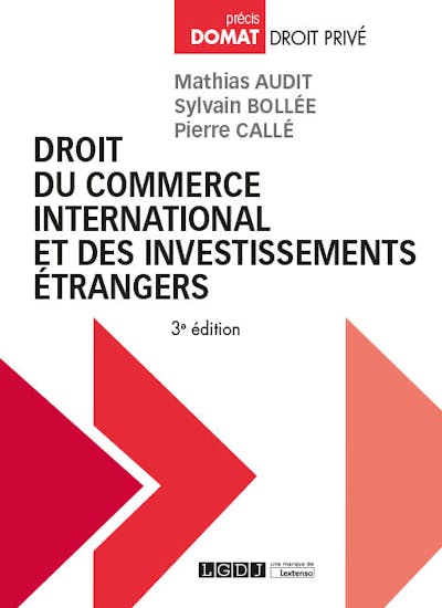 Droit du commerce international et des  investissements étrangers Droit du commerce international et des  investissements étrangers