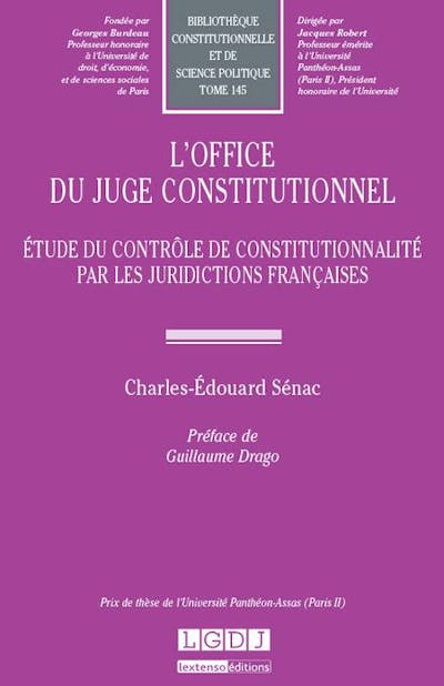 L'office du juge constitutionnel L'office du juge constitutionnel