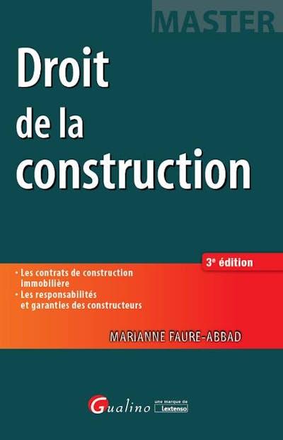 Droit de la construction Droit de la construction