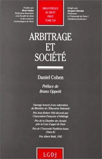 Arbitrage et société Arbitrage et société