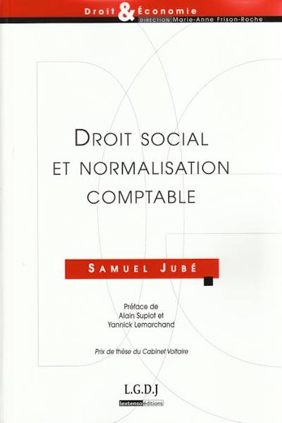 Droit social et normalisation comptable Droit social et normalisation comptable