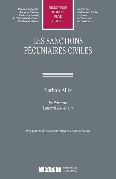 Les sanctions pécuniaires civiles Les sanctions pécuniaires civiles