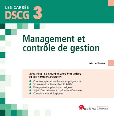 DSCG 3 - Management et contrôle de gestion DSCG 3 - Management et contrôle de gestion