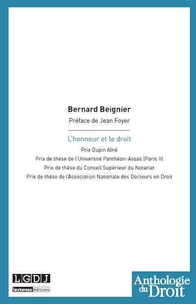 L'honneur et le droit L'honneur et le droit