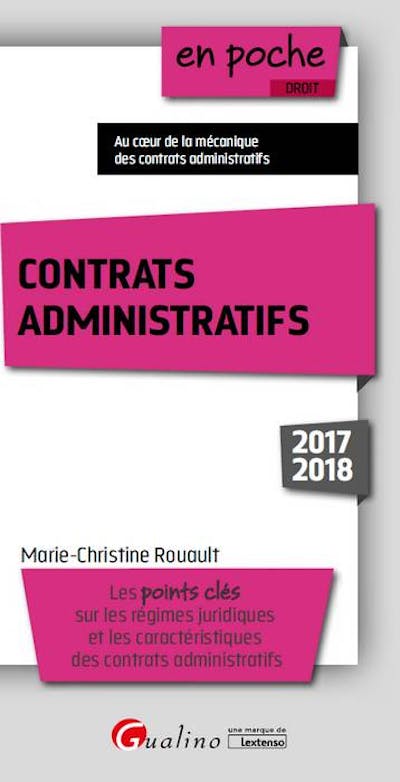 Contrats administratifs Contrats administratifs