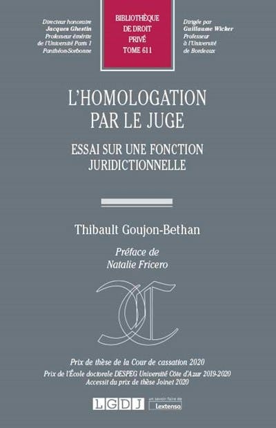 L'homologation par le juge L'homologation par le juge