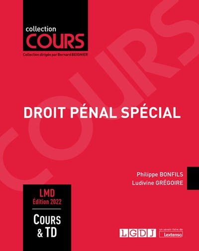 Droit pénal spécial Droit pénal spécial