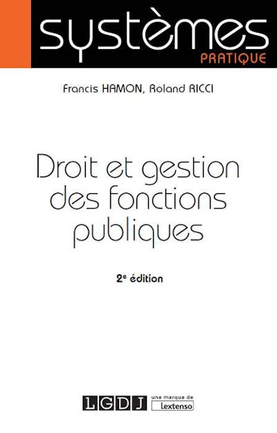 Droit et gestion des fonctions publiques Droit et gestion des fonctions publiques