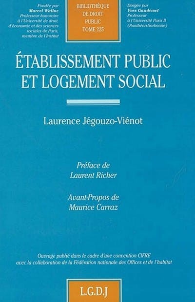 Établissement public et logement social