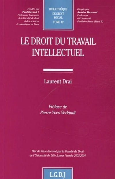 Le droit du travail intellectuel