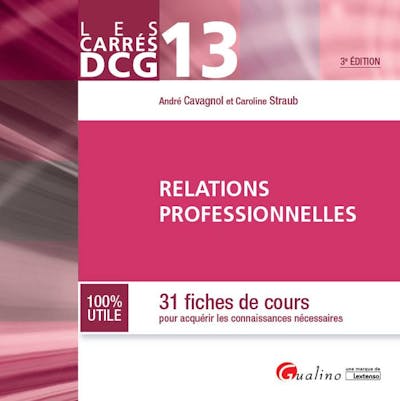 Carrés DCG 13 - Relations professionnelles Carrés DCG 13 - Relations professionnelles