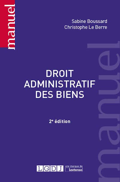 Droit administratif des biens Droit administratif des biens