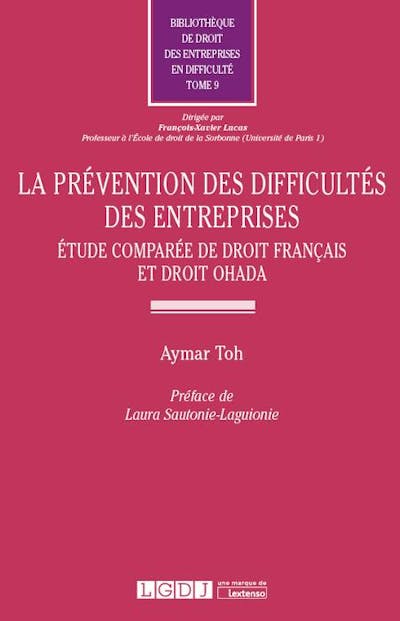 La prévention des difficultés des entreprises