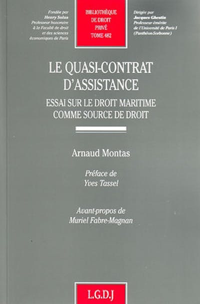 Le quasi-contrat d'assistance Le quasi-contrat d'assistance