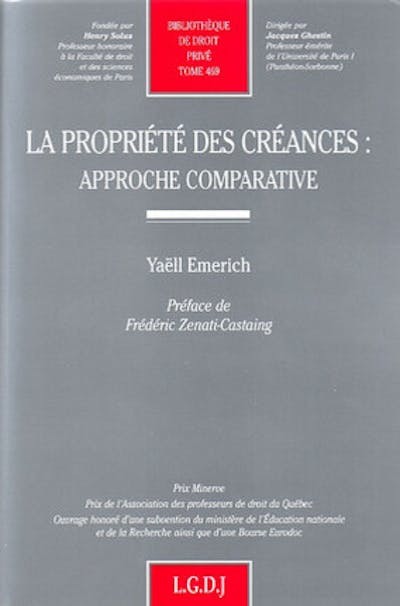 La propriété des créances : approche comparative La propriété des créances : approche comparative