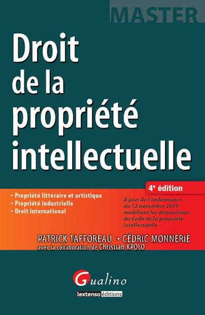 Droit de la propriété intellectuelle Droit de la propriété intellectuelle