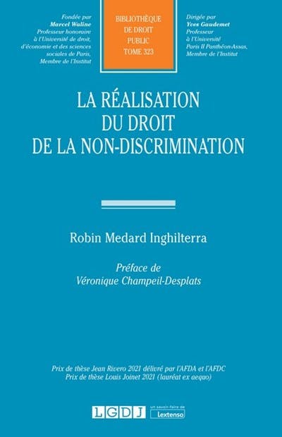 La réalisation du droit de la non-discrimination La réalisation du droit de la non-discrimination