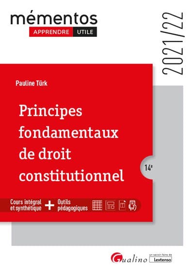 Principes Fondamentaux De Droit Constitutionnel - Gualino