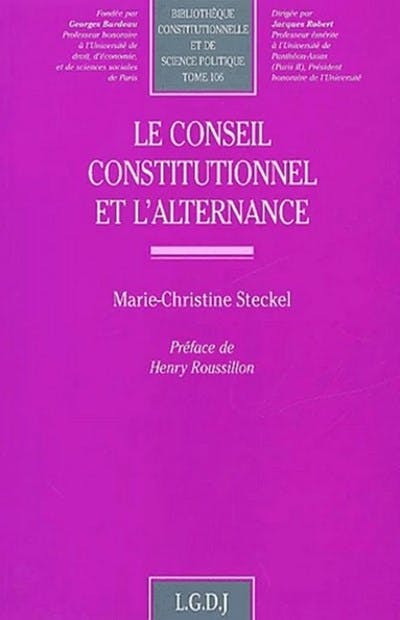 Le Conseil constitutionnel et l'alternance