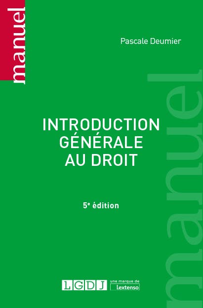 Introduction Générale Au Droit - LGDJ Editions