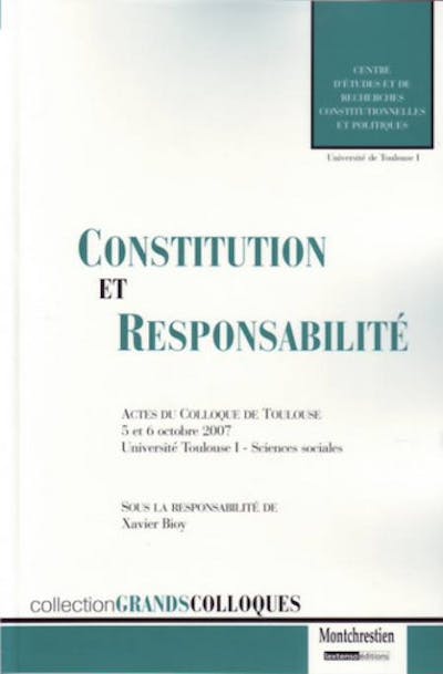 Constitution et responsabilité.