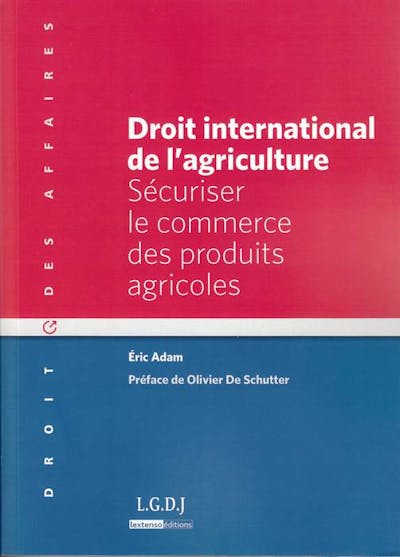 Droit international de l'agriculture