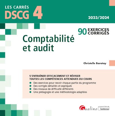 DSCG 4 - Exercices corrigés - Comptabilité et audit