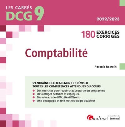 DCG 9 - Exercices corrigés de Comptabilité