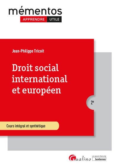 Droit social international et européen